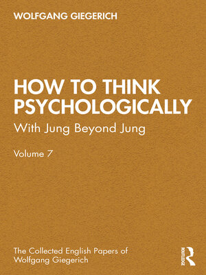 cover image of How to Think Psychologically
